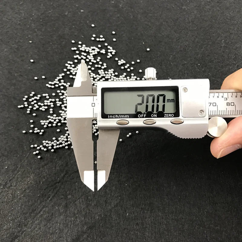 2000pcs/lot Diameter 2mm Outdoor Hunting Bow Slingshot Hunting Pinball High-carbon Ammo Mini Shot Slingshot Steel Balls Yernea