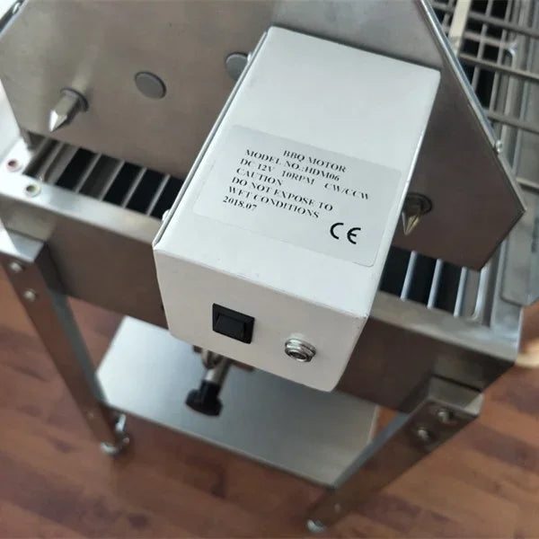 Outdoor Garden Rotating Rotisserie Grill Hood Barbecue Brazilian Cyprus Style