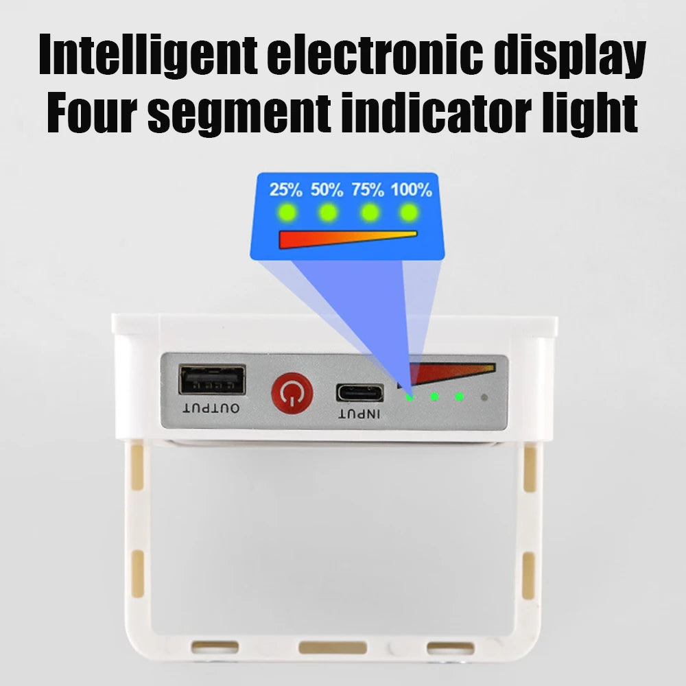 Solar Camping Light Outdoor Mobile Charging Super Bright Emergency Work Lamp LED Lighting Magnetic Street Stall Light