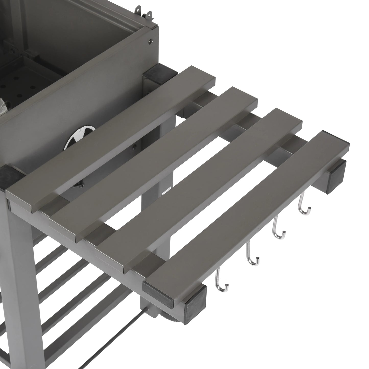 Factory Original Charcoal BBQ Grill With Side Tables Outdoor Smoker Ideal For Camping Tailgating Patio Garden