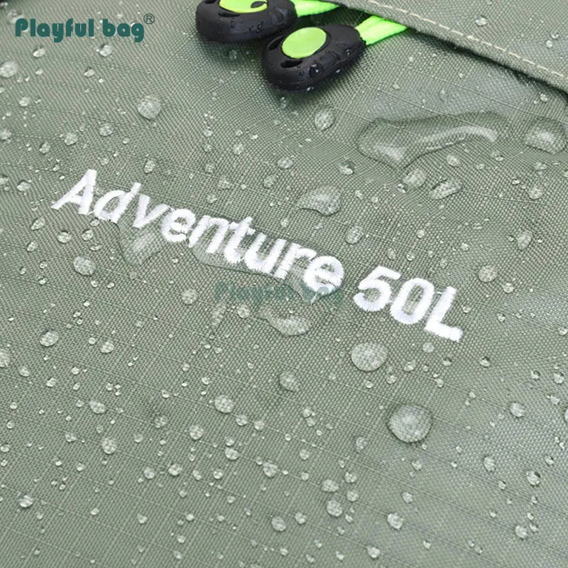 50L Outdoor Mountain Backpack Professional Waterproof Large  Capacity Light Hiking Travel Backpack Adult Bag AVA134