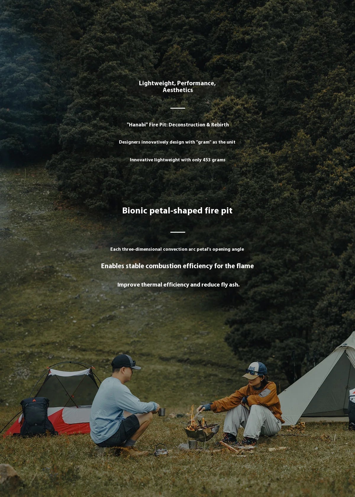 Ultralight Folding Fire Pit Grill – Portable Wood Burning Camp Stove for Outdoor Camping, BBQ Rack with Bonus Grate