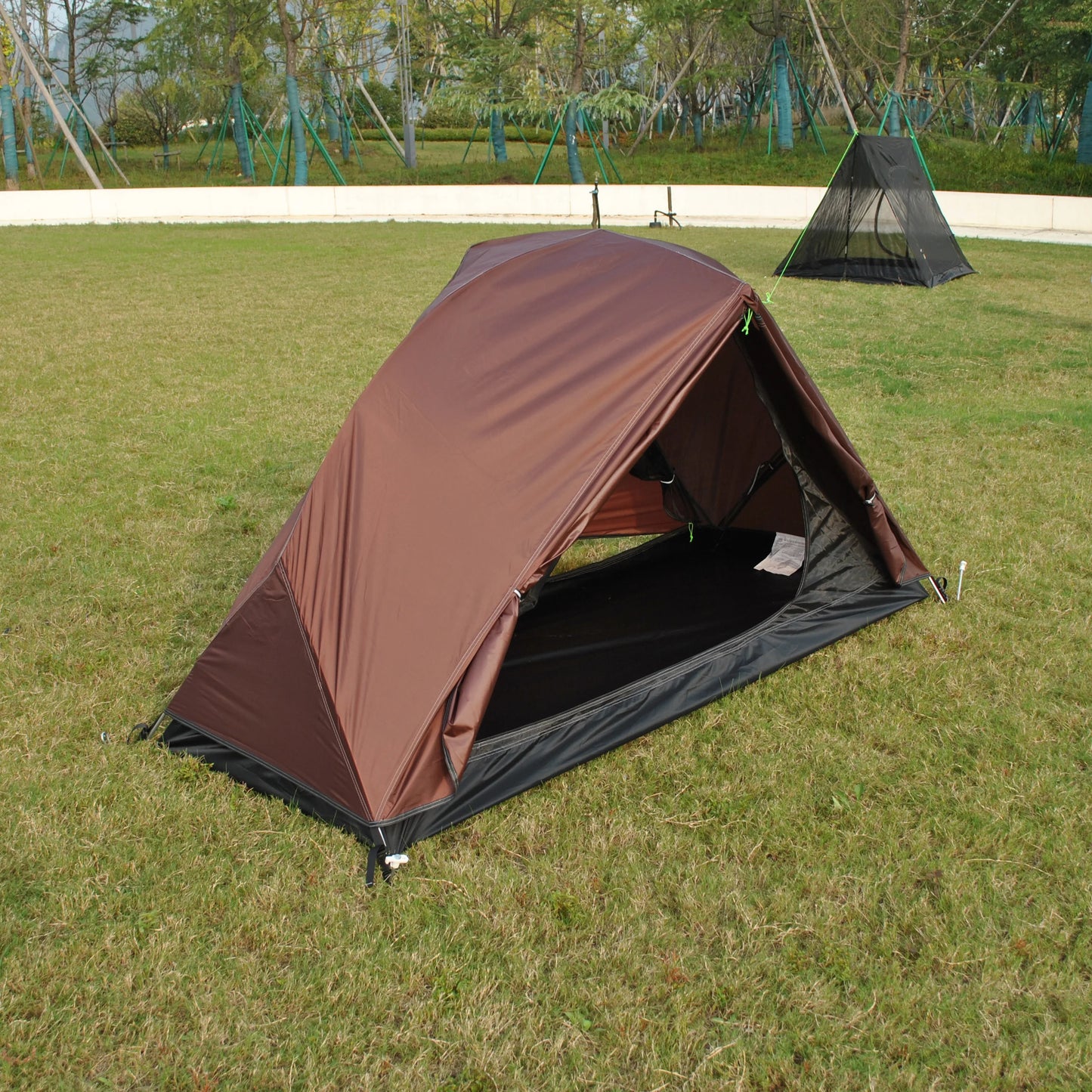 In all weathers 1 Person Lightweight Backpacking Tent, CZX-305 waterproof ultralight 1 man tent,trekking tent,Tents for Fishing