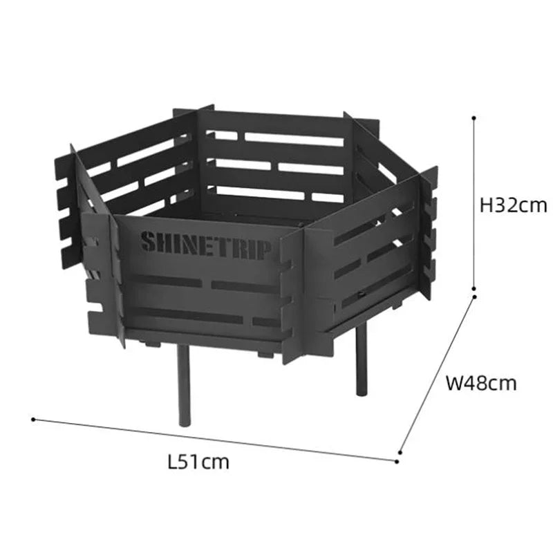 Garden Bonfire Patio Heaters Camping Wood Stove Hand Warmer Patio Heaters Brazier Tourist Outdoor Heating Riscaldamento LLPH