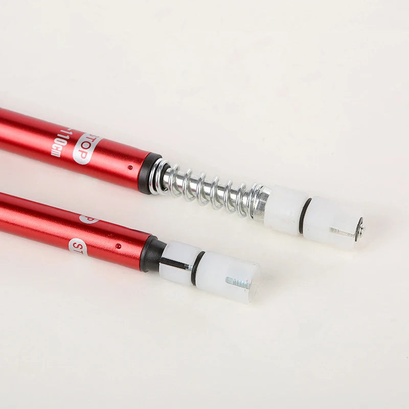 Four-section T-handle Trekking Pole Outdoor Travel Cane Climbing  Pole Aluminum Alloy Telescopic Pole Hiking Walking Stick