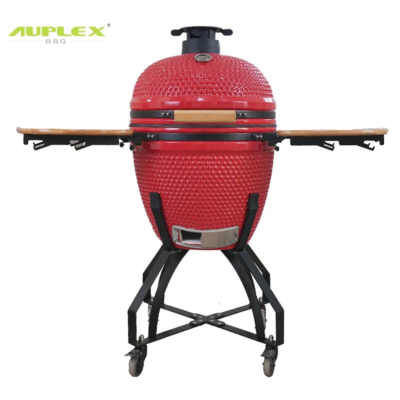 Auplex Wholesale Barbeque Asador Portable Charcoal 21-Inch Kamado Ceramic Grills BBQ