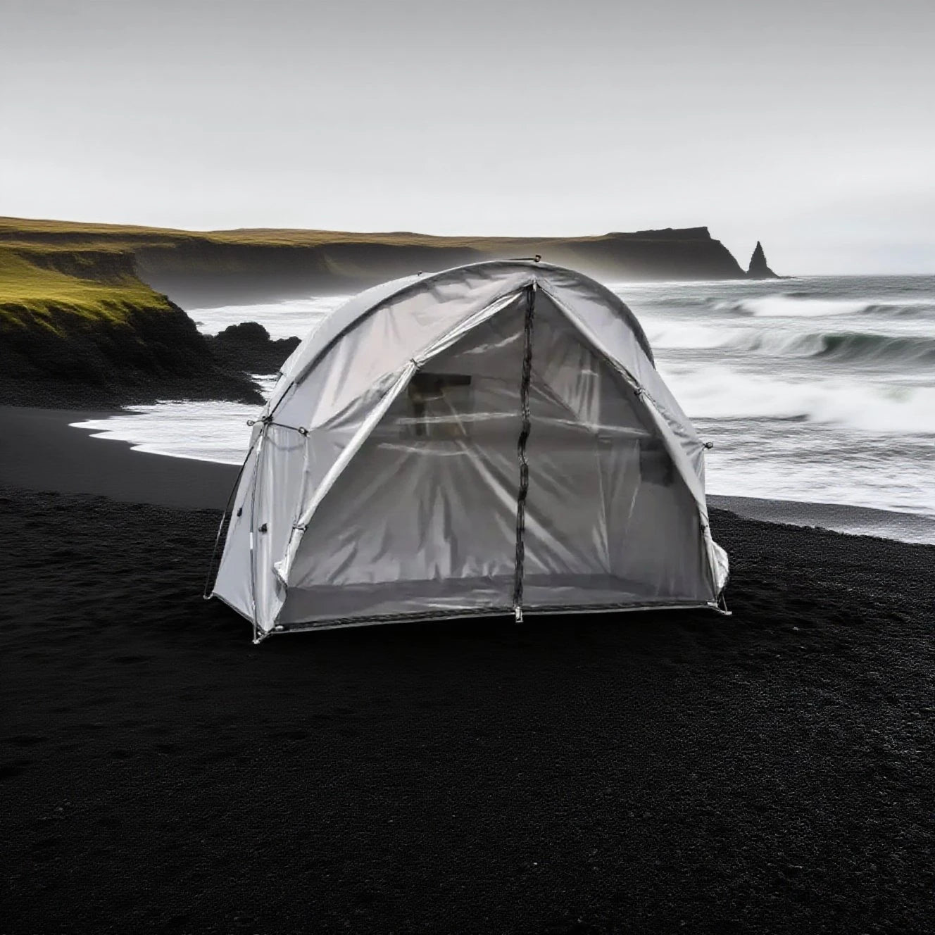 Breathable Mesh Tent for Backpacking - 1 Person All-Mesh Insect-Proof Camping Tent with Enhanced Airflow, Portable Sleep Shelter