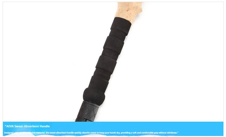 Trekking Poles for Hiking Walking Sticks for Seniors Collapsible and Lightweight, 2pc Set - Hiking Poles for Backpacking Camping