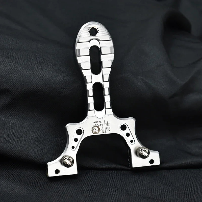 All-metal One-piece Professional Hunting Slingshot Alloy Straight Handle Lightweight And Strong Hunting Sling For Accurate Shoot