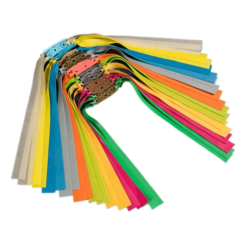5pcs Hunting Strong Flat Rubber Band Latex Thickened Slingshot 1.0-2.0mm High Elasticity Outdoor Catapult Shooting Accessories
