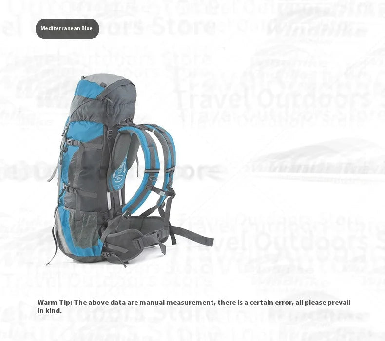 Naturehike 70+5L Backpack Camping Hiking Trekking Backpacking Lightweight Travel Bag With Aluminium Alloy Frame Waterproof Cover