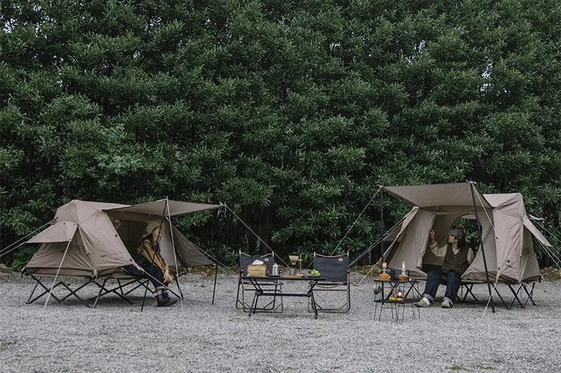 Naturehike A-Type Automatic Tent 1-2P Get Off The Ground Riverside Fishing One Touch Tent Quick Open Camping Bed Tent Waterproof