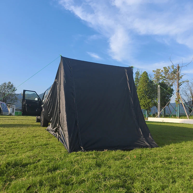 SUV Car Tent with Big Awning, Rear Tent, Camping, Multi-Use Tarp, Roomy Family Camping Tent with Floor, Car Side Tent