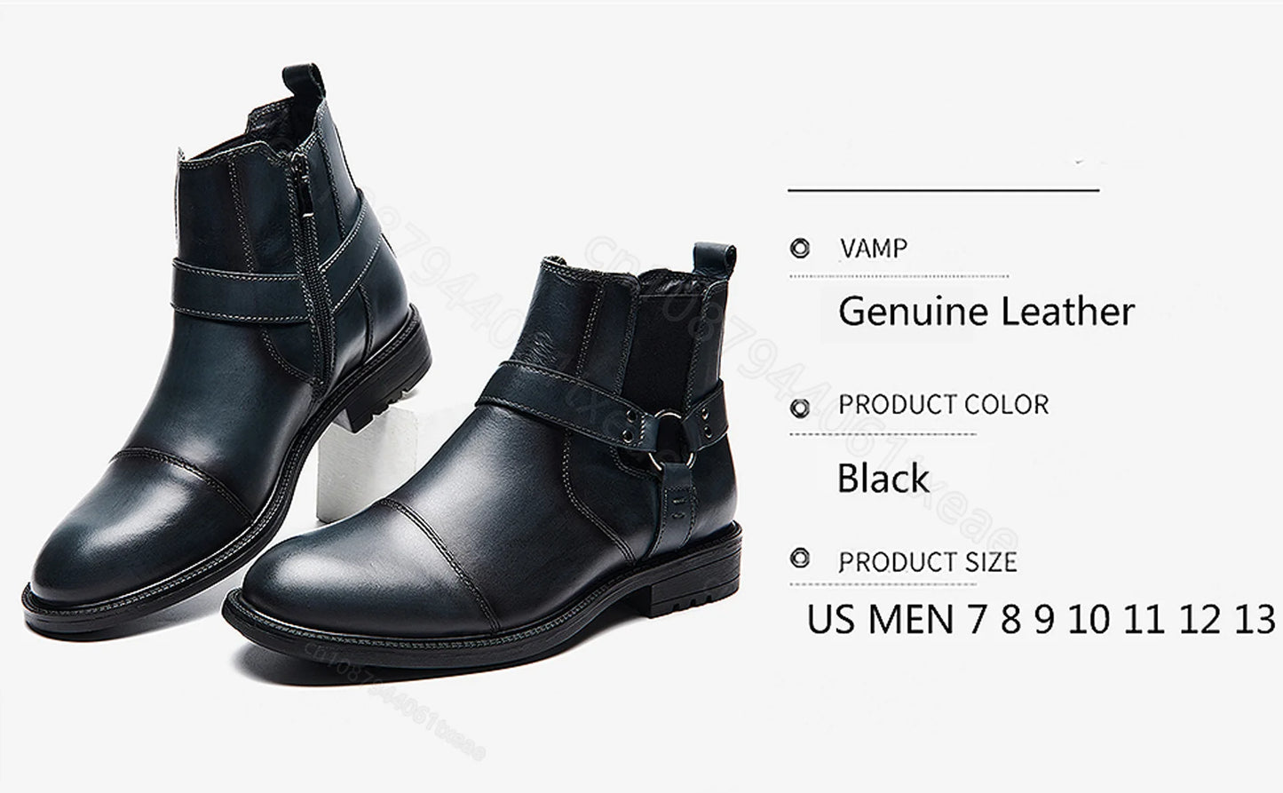 Motorcycle Shoes Retro Leather Boots for Motorcycles Durable Men Boots Couple's Short Shoes Motorcycle Safety Equipment