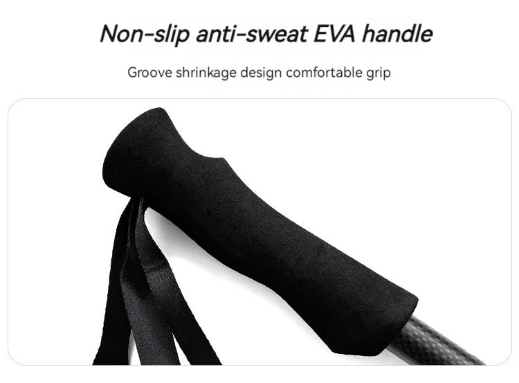 ASTA GEAR Carbon Fiber Climbing Alpenstock Ultra Light Aluminum Alloy  ul Tent Ceiling Support Rod Carbon Hiking  Climbing Stick