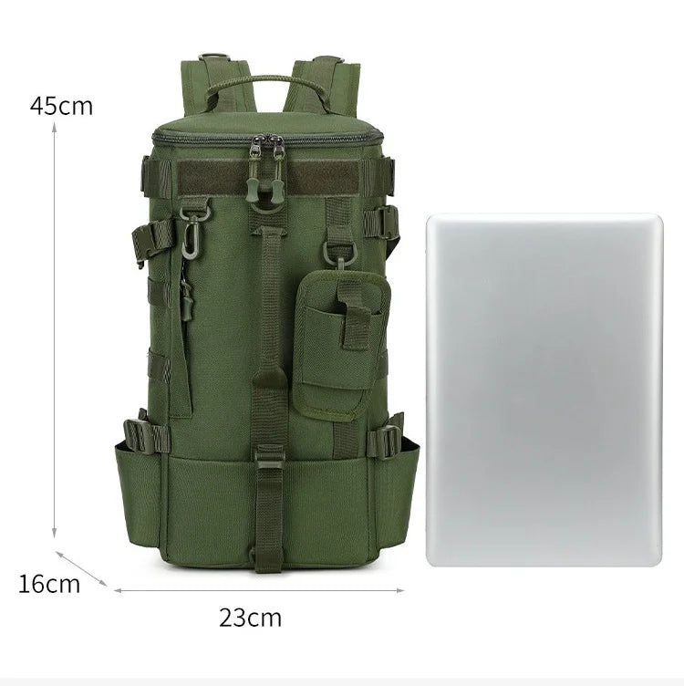 Outdoor Hiking Sports Tactical Backpack Waterproof Riding Fishing Bag Rucksack Men Women Climbing Camping Travel Shoulder Bags