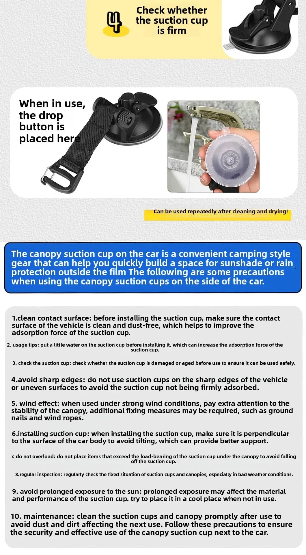 Outdoor Camping Car Side Canopy Awning Waterproof Tarp Tent Shade Outdoor Camping Car Awning Side Pergola Car Tail Tent Canopy