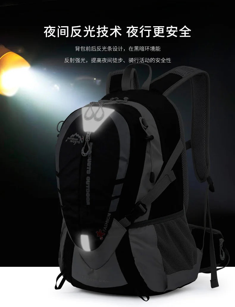 Rainproof Backpack,Outdoor Hiking And Mountain Climbing, Large Capacity, 25l, B228