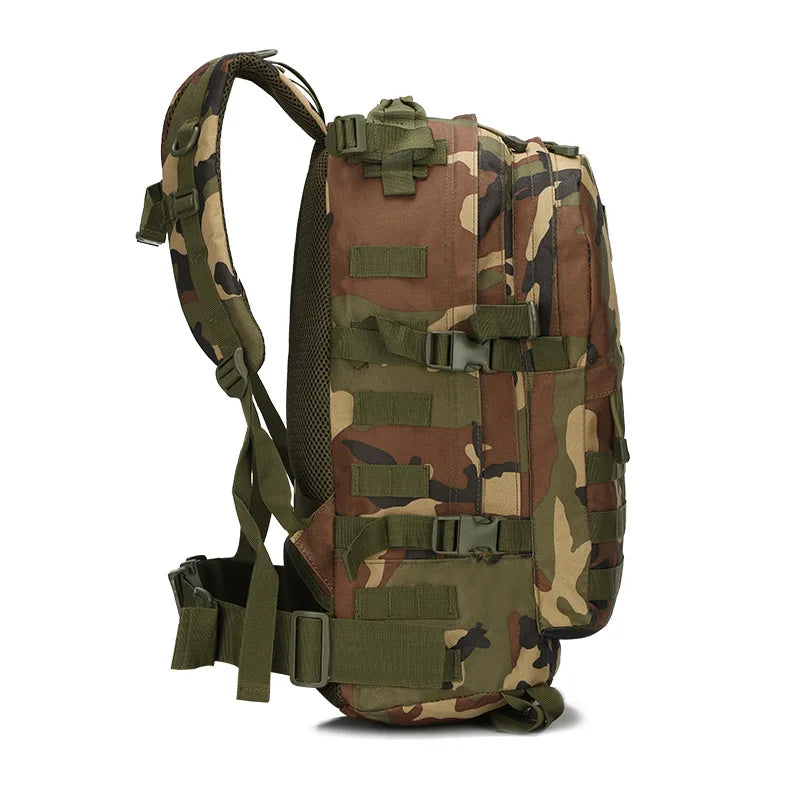 Upgraded 3D Bag Camouflage Mountaineering Bag Tactical Backpack Outdoor Camping Travel Bag