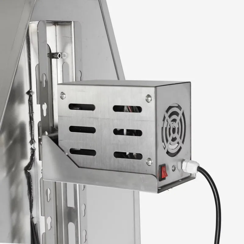 Electric Commercial Charcoal BBQ,Barbecue Grill Outdoor Stainless Steel Charcoal BBQ with Cover