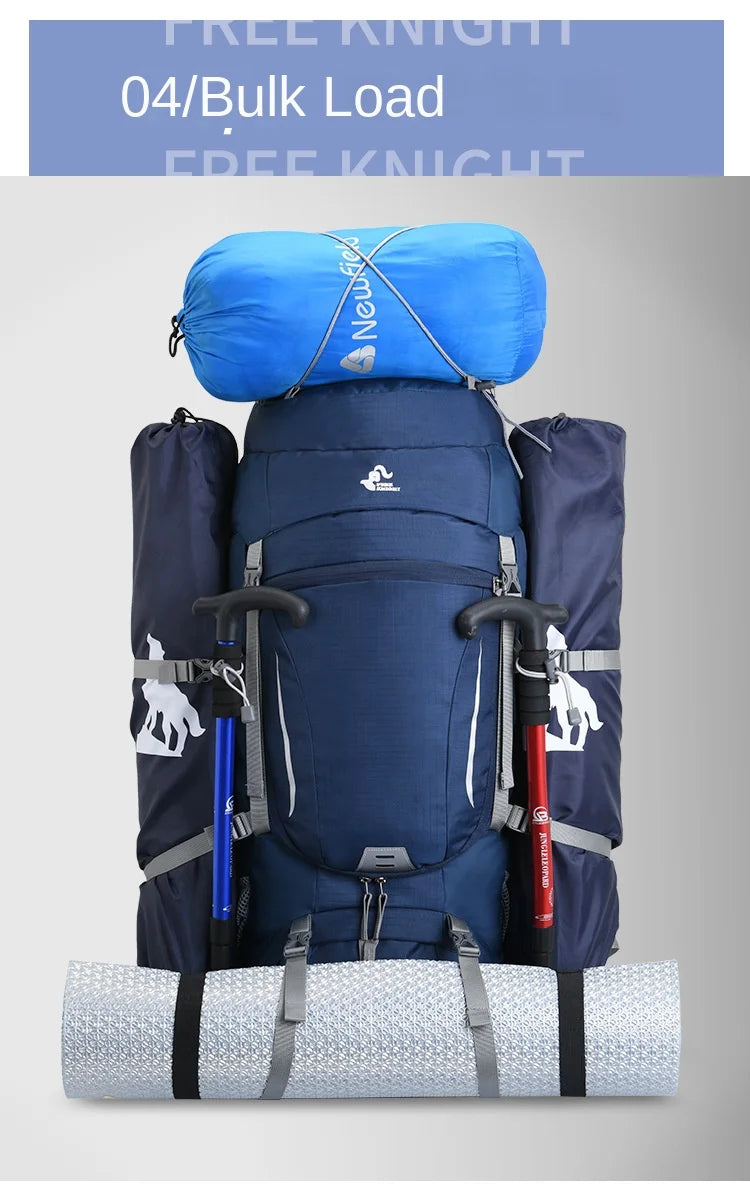 60L Large Hiking Mountaineering Backpack Climbing Hiking Backpack Camping Backpack Sport Outdoor Rucksack Bag For MEN