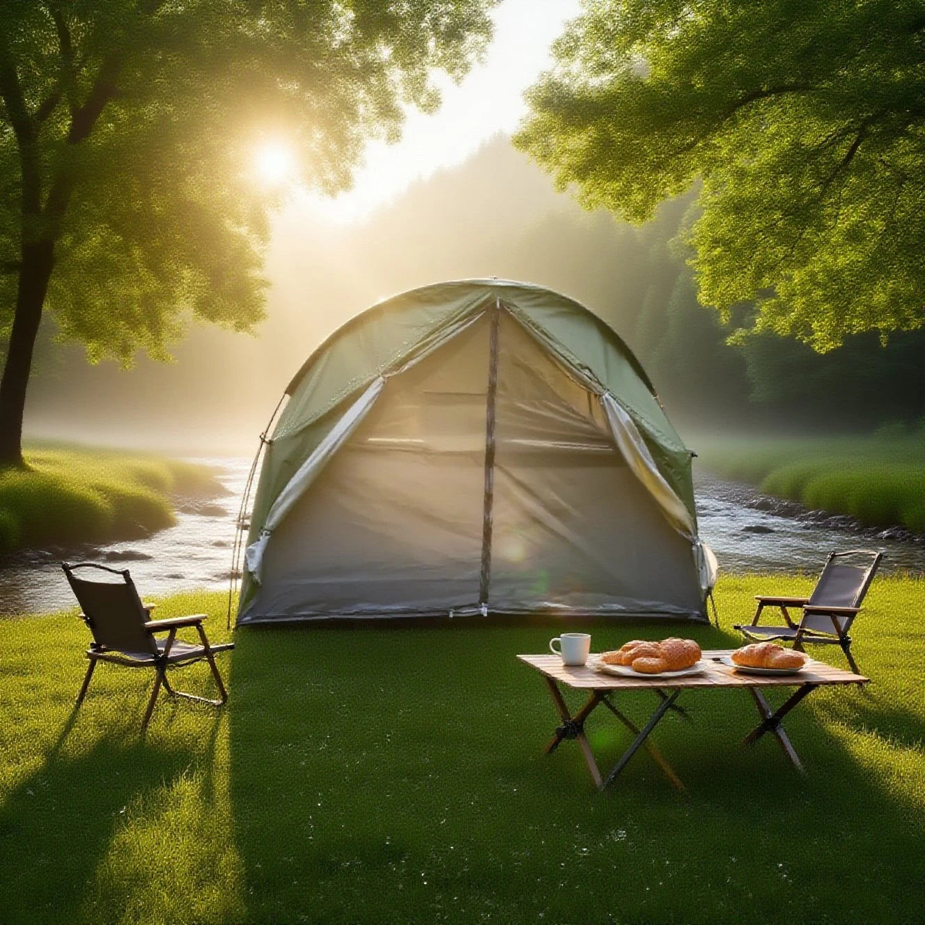 Breathable Mesh Tent for Backpacking - 1 Person All-Mesh Insect-Proof Camping Tent with Enhanced Airflow, Portable Sleep Shelter