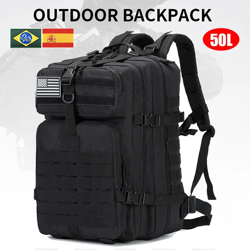 Army Tactical Backpack for Men 30L/50L Travel Camping Bag 1000D Military Hiking Supplies Sports Trekking Climbing Waterproof bag