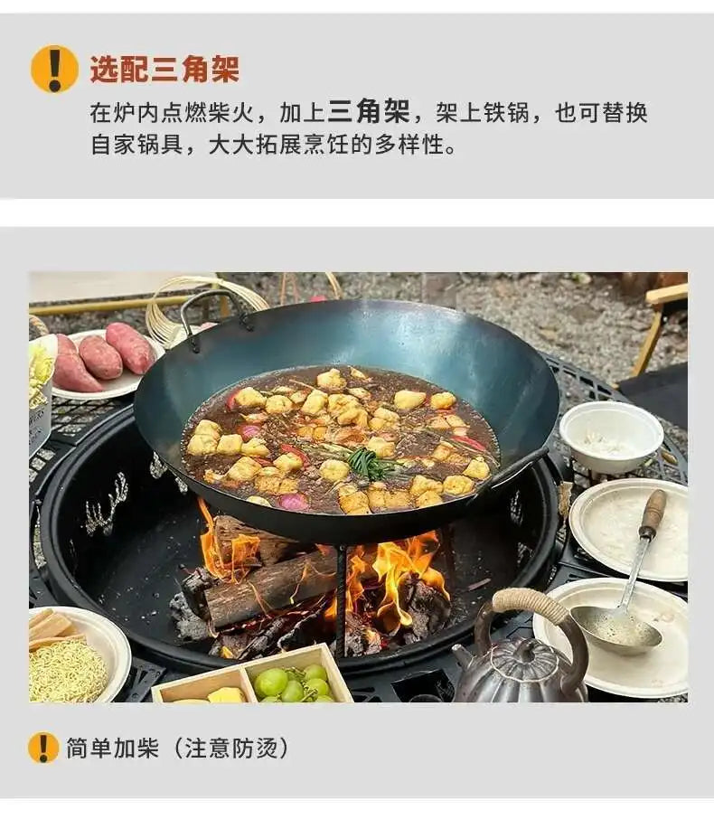 CX010AJ Modern High Quality Barbecue grill, household wood heater, patio, villa campfire, fireplace table, charcoal brazier