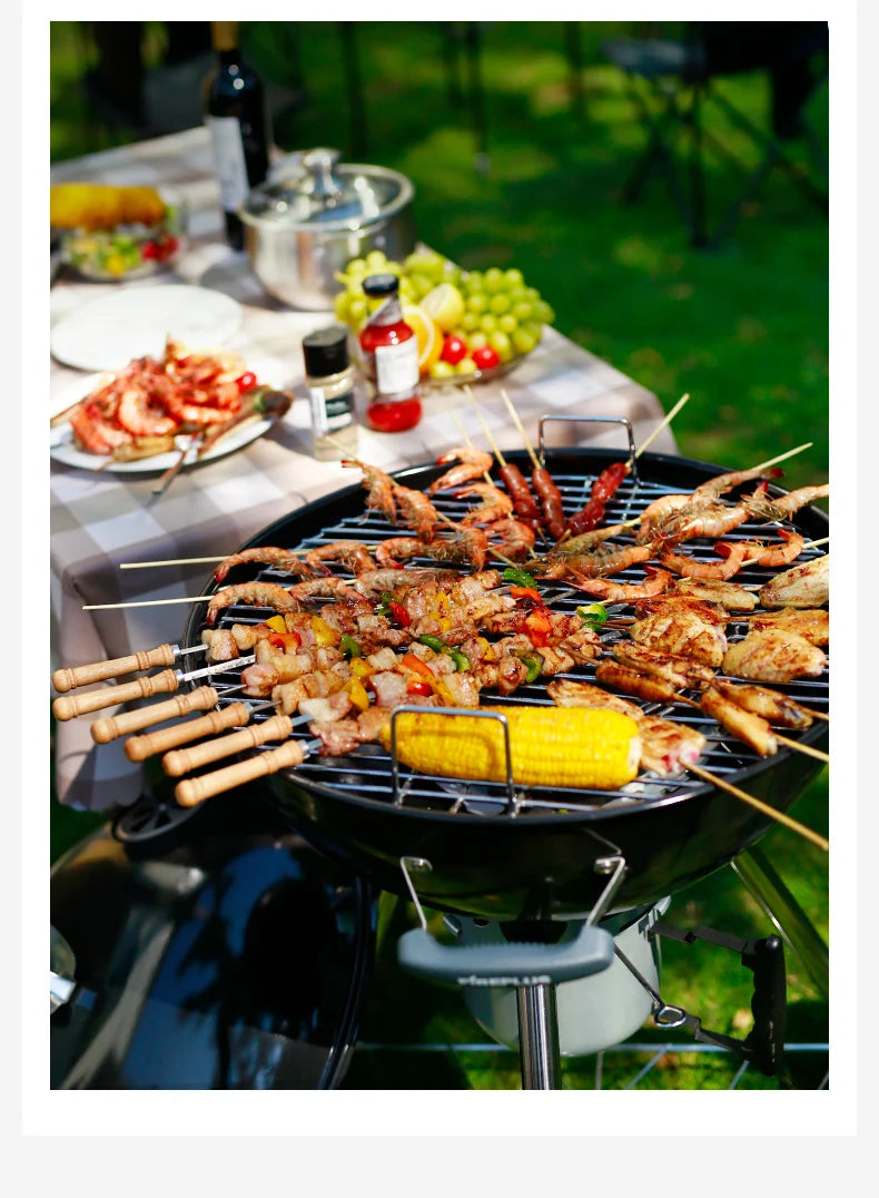 Garden Cookware BBQ Grills Kitchen Camping Portable Kitchen BBQ Grills Brazier Charcoal Barbecue Utensils Queimar O Forno LLBB
