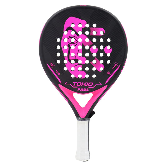 Padel Tennis Racket 3KCarbon Padel  Racket With EVA Memory for Men Women Tennis Racquet Paddle Round Shape Dynamic Air Flow