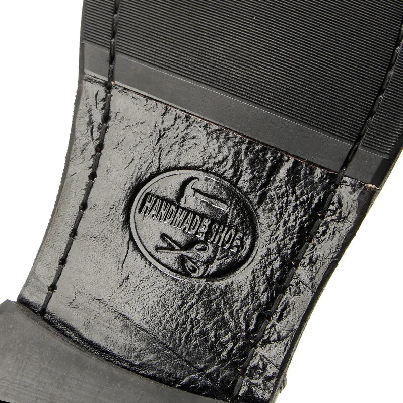 A075 Short Men Boots Fashion Male Footwear 2024 Round Toe Men's Mix Colors  Trend Casual Winter Leather Men's Shoes Retro Boots