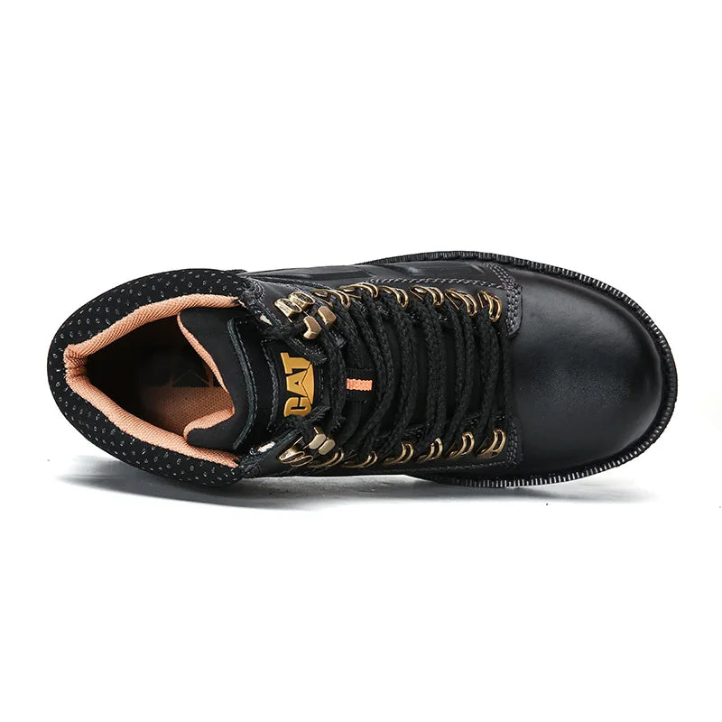 Hot Selling Men's And Women's Motorcycle Boots, Genuine Leather Couple's Workwear Boots, Outdoor Hiking Boots, Hiking Boot, Cyc