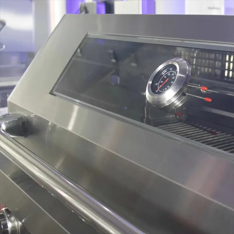 High Quality 4 Burner Gas BBQ Grill for Outdoor Kitchen Use