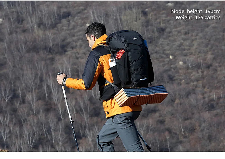 40L hiking bag outdoor backpacking hiking backpack outdoor hiking bag waterproof and breathable shoulder-lined backpack