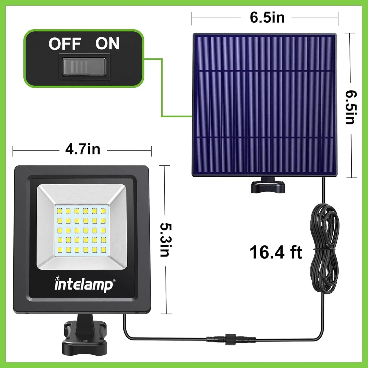 Solar Outdoor Super Bright Wall Light IP65 Waterproof Street Light Solar Security Light (Warm) for Many Outdoor Scenes