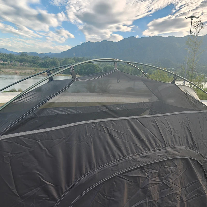 Waterproof Camping Cot Tent with External Cover, 1 Person, Off-ground Tent, COT BED Not Ingraded