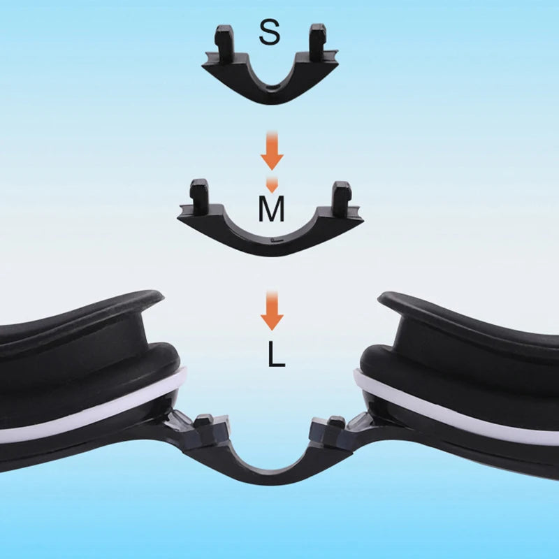 Plating Myopia Swim Goggles Men Women Professional Swimming Pool Water Sports Waterproof Glasses Anit Fog UV Shield Eyewear New