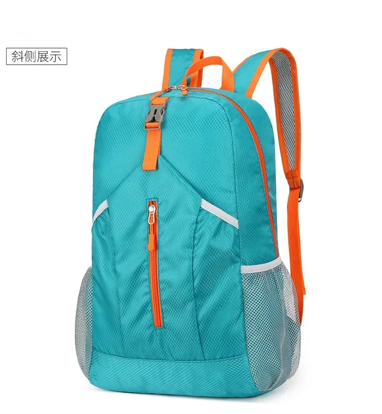 25L Light Folding Waterproof Unisex Hiking Fitness Camping waterproof Climbing Travel Bag Outdoor Sports Leisure Backpack