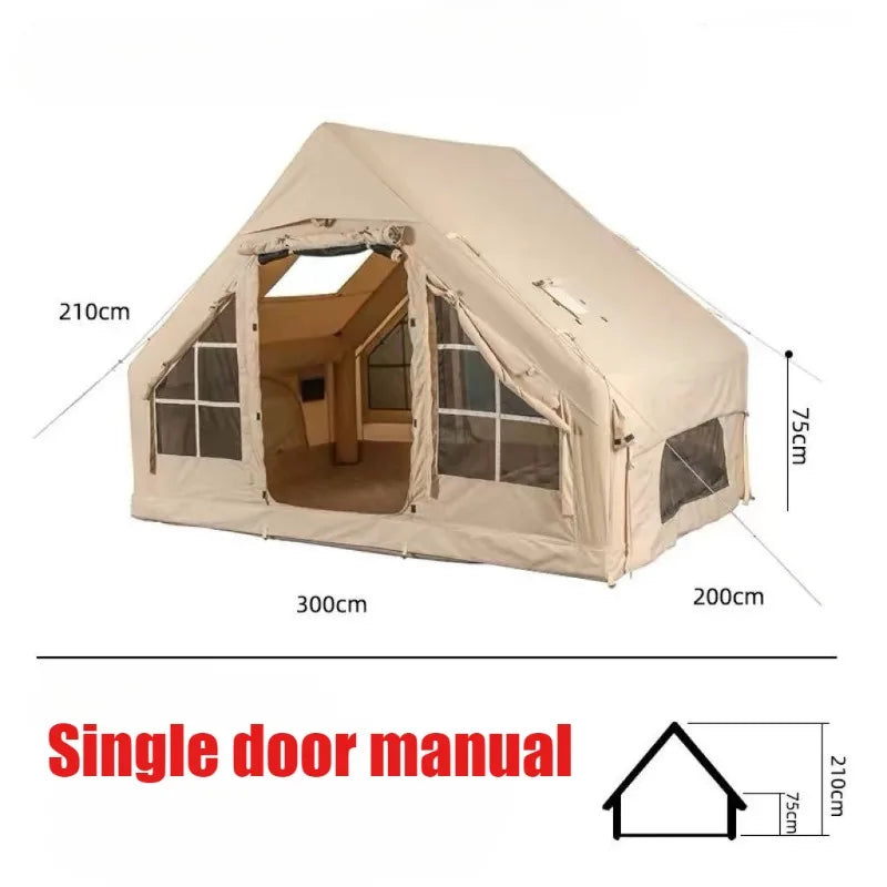 Oxford Cloth Camping Tents Outdoor Portable Quick Automatic Opening Inflatable Tent Rainproof Sun Protection Camping Equipment