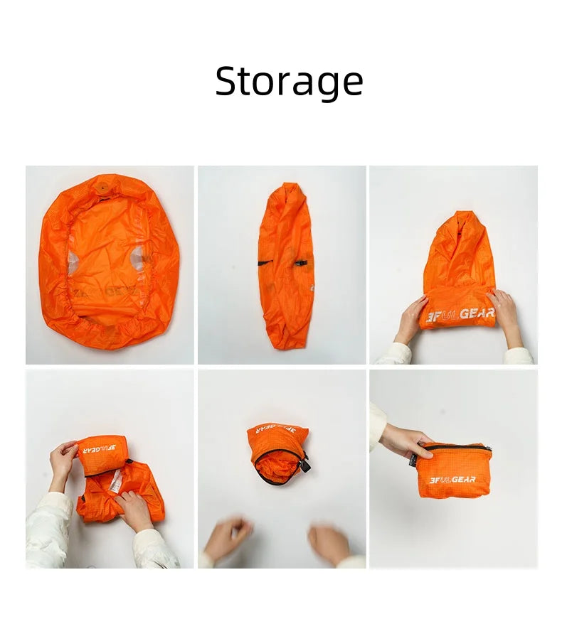 3F UL Gear UHMWPE Rain Cover For Backpack Outdoor Ultralight Hiking waterproof Trekking Rainproof 20-85L Backpack Cover