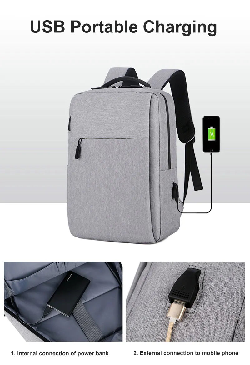 Unisex Waterproof Travel Backpack Men and Women Multifunctional Laptop Bags With USB Charging School Bag Boys Girls Backpacks