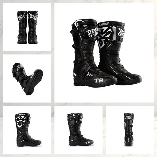 1pcs Motocross Enduro Professional Racing Boots Motorcycle Off-road Bottas Motorboat Shoes ATV MTB Motorcycle Long Racing Boots