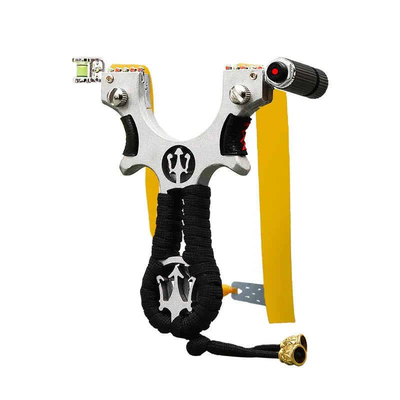 High-power Laser Slingshot High Precision Outdoor Hunting Tool Catapult with Rubber Band Set Sport Entertainment Toy Accessories