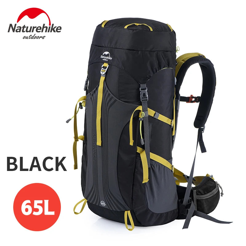 Naturehike Backpack Waterproof  Rucksack 45L 55L 65L Big Knapsack Backpacking Camping Climbing Hiking Travel Bag With Rain Cover