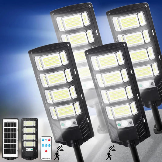 Solar Power Wall Lights  with Motion Sensor Outdoor Sunlight Charge Waterproof Street Light Garden Led Solar Spotlight