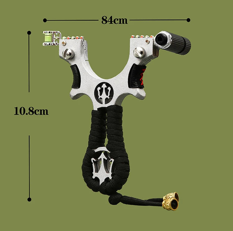 High-power Laser Slingshot High Precision Outdoor Hunting Tool Catapult with Rubber Band Set Sport Entertainment Toy Accessories