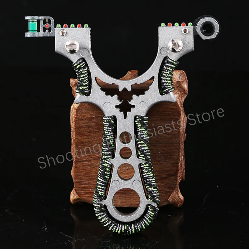 High Precision Flat Tape Catapult Outdoor Shooting Professional Slingshot High-quality Alloy Hunting Sports Game