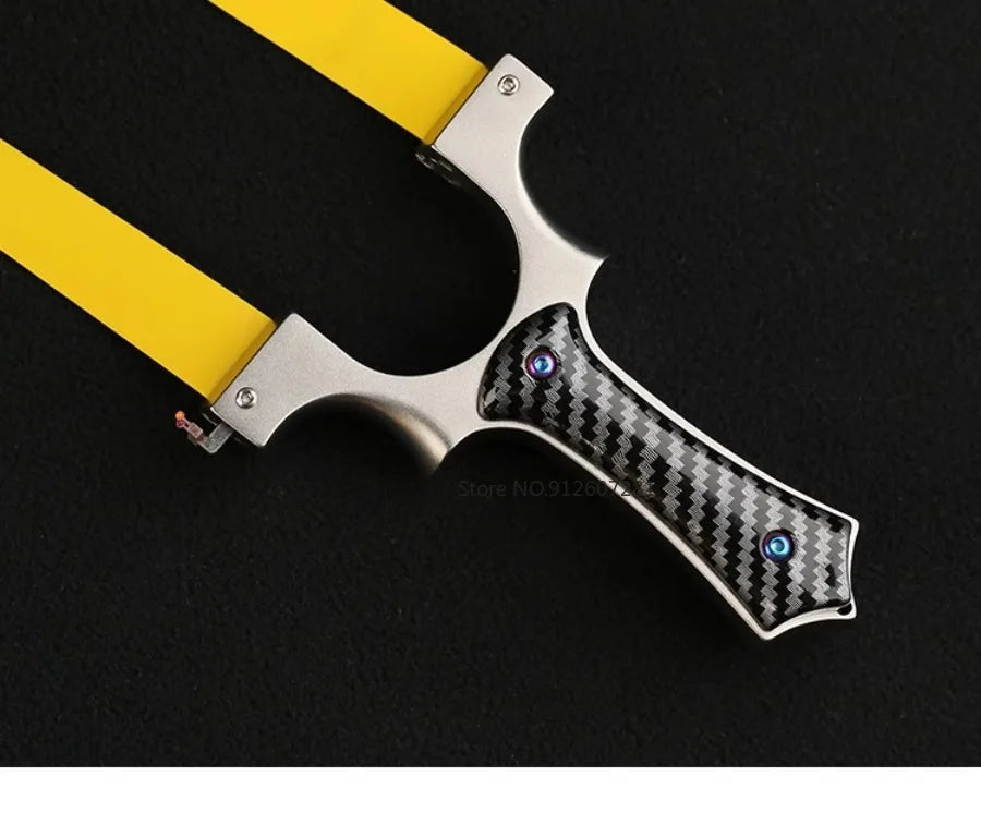 Fiber Optic Aiming Shooting Slingsshot High Precision Sling Outdoor Hunting Slingshot for Hunting High Precision Catapult