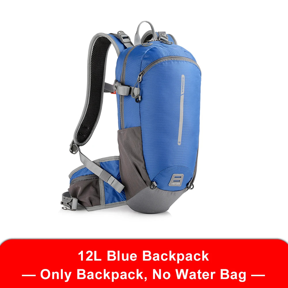 Rhinowalk Climbing Backpack 12L Cycling Backpack Outdoor Sports Bag Travel Backpack Camping Hiking Backpack WIthi Water Bag