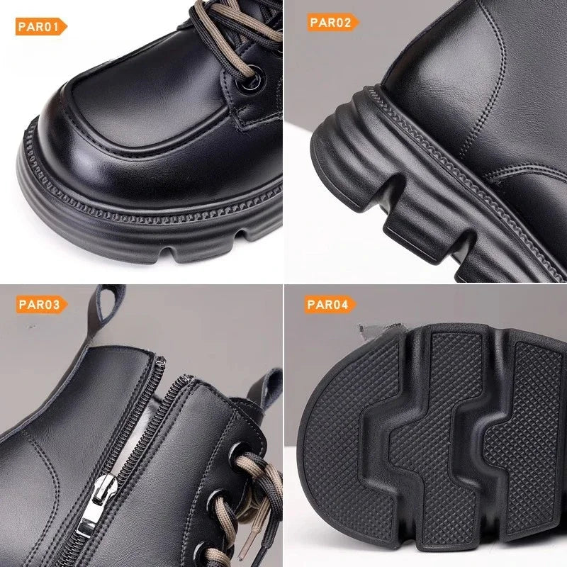 Women's Boots Winter New Fur Snow Boots Platform Plush Comfortable Anti Slip Warm Lace Up Cold Proof Cotton Ankle Boots Women